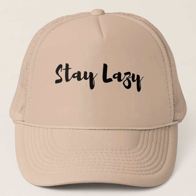 Lazy Day Bliss Trucker Hat (Front)