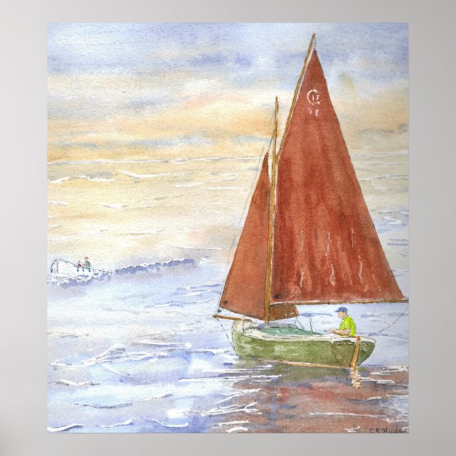 Lazy-Day Sail Poster (Front)