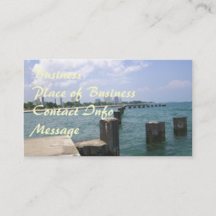 Lazy Days on the Dock Business Card