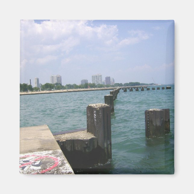 Lazy Days on the Dock Magnet (Front)