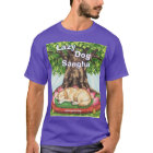 Lazy Dog Sangha T-Shirt front and back