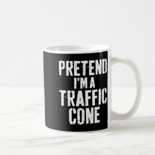 Lazy Easy Halloween Costume Pretend I'm A Traffic  Coffee Mug