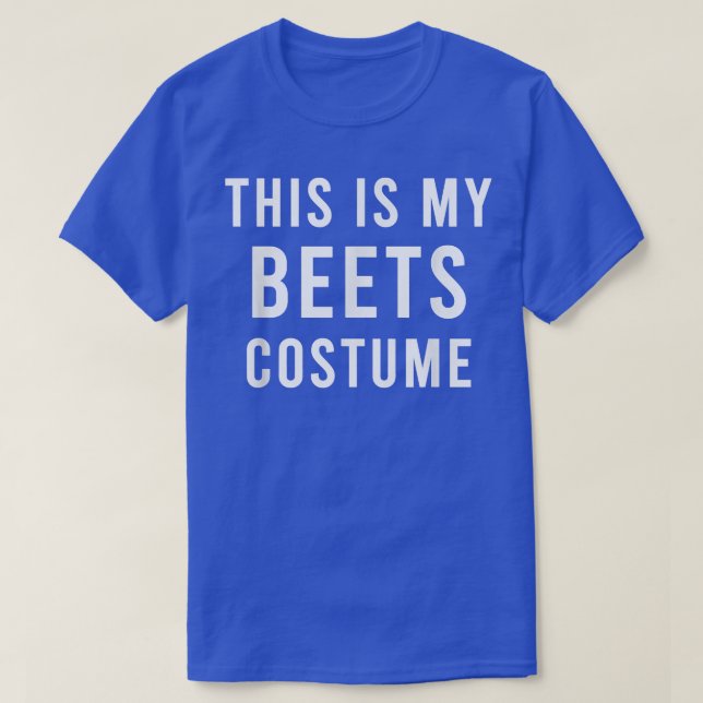 Lazy Farmers Market Beets Costume Funny Trick Trea T-Shirt (Design Front)