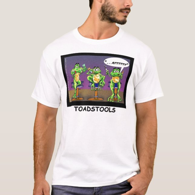 Lazy Frogs aka Toadstools Funny Gifts & Tees (Front)