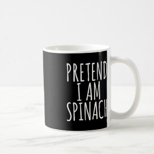 Lazy Fun Halloween Costume Pretend I Am Spinach Coffee Mug