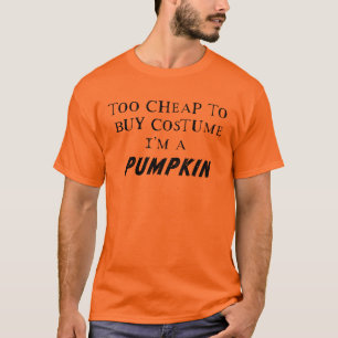 Lazy Halloween Costume: Pumpkin Version T-Shirt