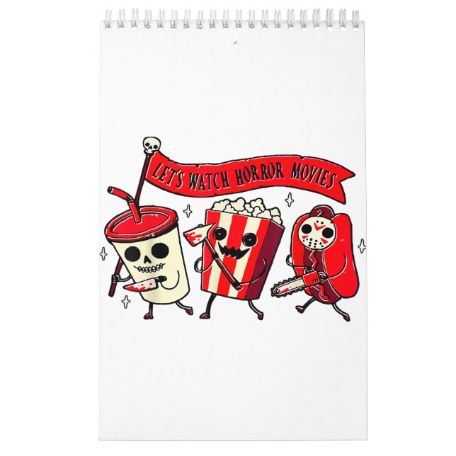 Lazy Halloween Costume Women Men Scary Black Cat  Calendar (Cover)