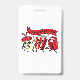 Lazy Halloween Costume Women Men Scary Black Cat  ID Badge