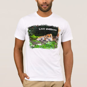 Lazy Happens Siberian Tiger T-Shirt