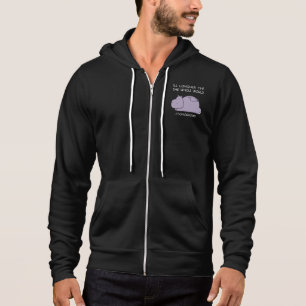 Lazy Hippo I'll conquer the world tomorrow Hoodie
