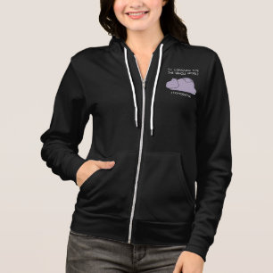 Lazy Hippo I'll conquer the world tomorrow Hoodie