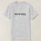 Lazy Hollywood Out Of Ideas T-Shirt