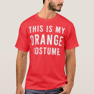 Lazy Juicy Orange Costume Funny Trick Treat Candy T-Shirt
