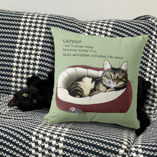 Lazy Kitty Cushion