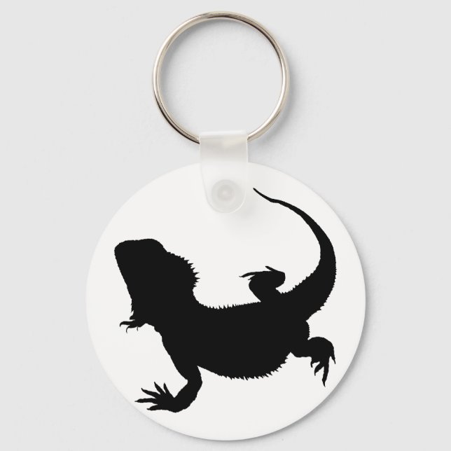 Lazy Lizard Key Ring (Front)