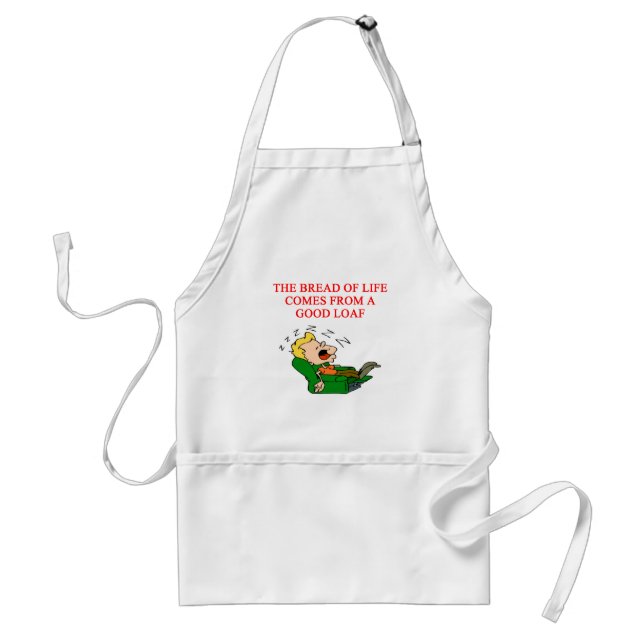 lazy loafer joke standard apron (Front)