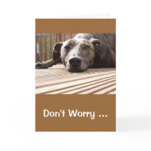 Lazy Lurcher Greetings Card