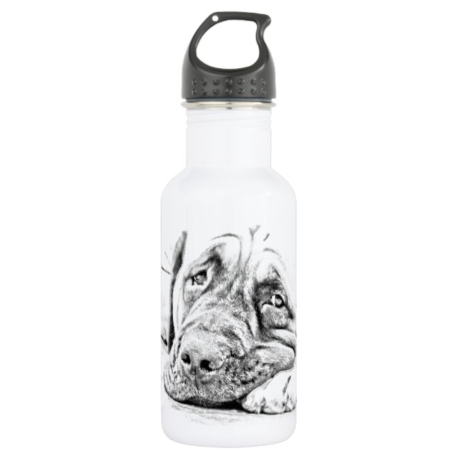 Lazy Mastiff 532 Ml Water Bottle (Front)