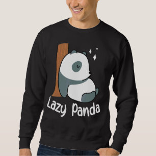 Lazy Panda Bamboo Cute Panda bear Animal Sweatshirt