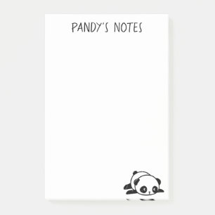 Lazy Panda Bear Post-it® Notes 4 x 6