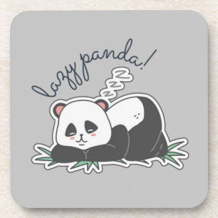 Lazy Panda Coaster