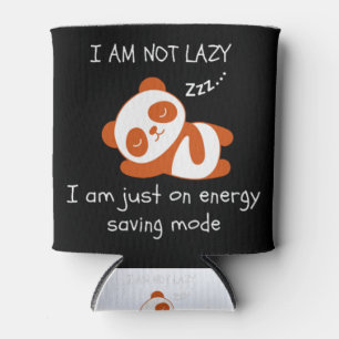 Lazy Panda Funny Can Cooler