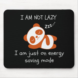 Lazy Panda Funny Mouse Mat