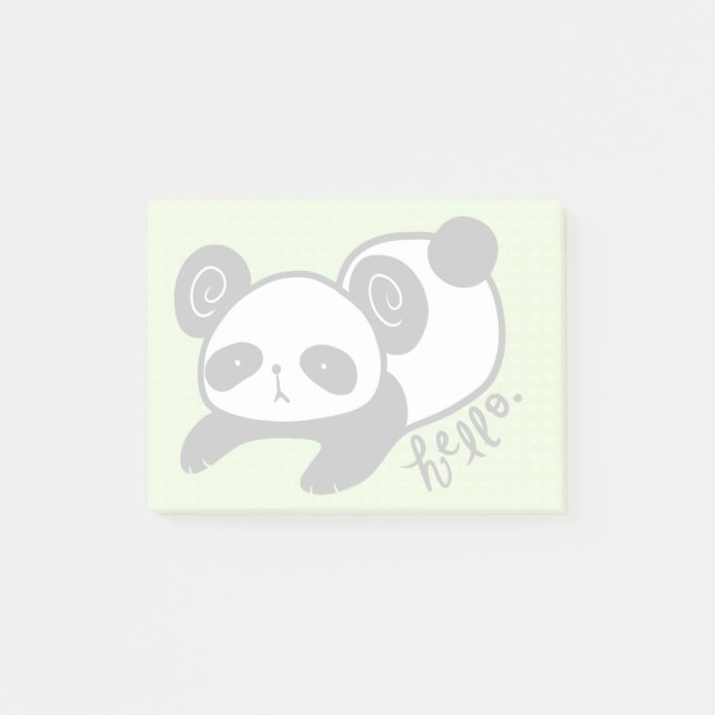 lazy panda sticky notes (Front)