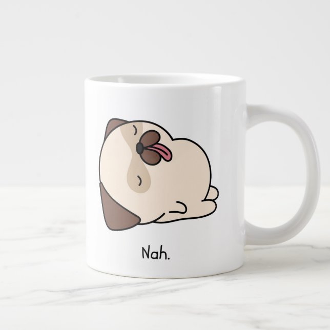 Lazy Pug Mug- Speciality Mug (Right)