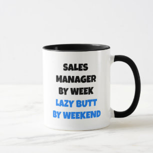 Lazy Sales Manager Joke Mug