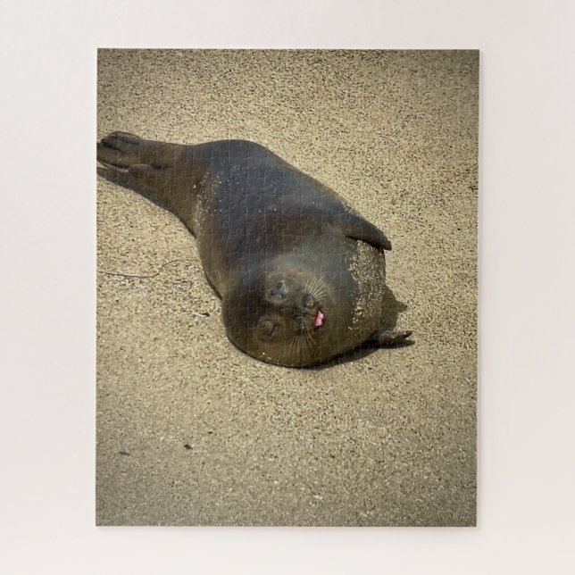 Lazy Seal Jigsaw Puzzle (Vertical)