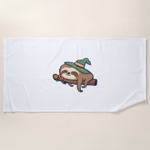 lazy sloth kawaii Classic T-Shirt Beach Towel