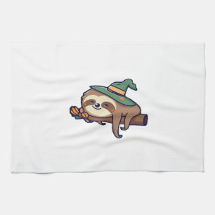lazy sloth kawaii Classic T-Shirt Tea Towel
