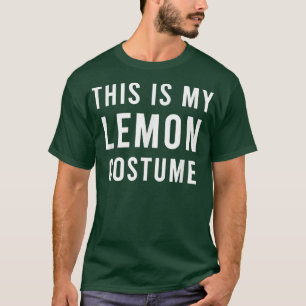 Lazy Sour Lemon Costume Funny Trick Treat Candy T-Shirt