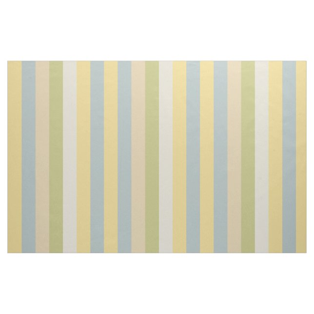 Lazy Summer Colour Vertical Stripes Pattern Fabric (Fat Quarter)