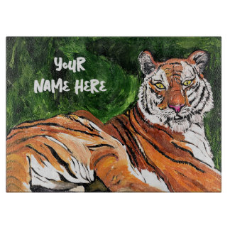 Lazy Tiger Personalised Cutting Board