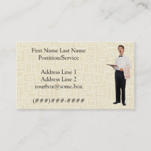 Lazy Waiter Business Card