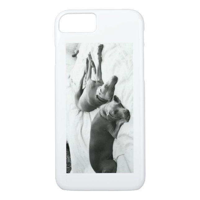 Lazy Weimaraners Case-Mate iPhone Case (Back)