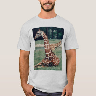 LazyDay Giraffe - ash T-Shirt