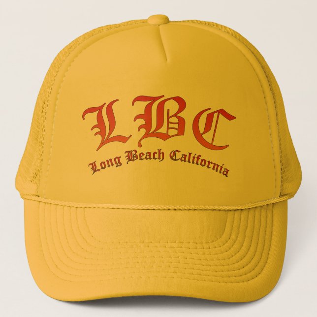 LBC Long Beach California Local Pride Trucker Hat (Front)