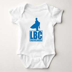 lbc, long beach, california, surf, beach, ocean, s baby bodysuit