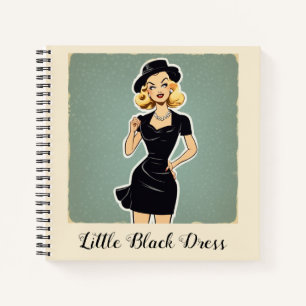 LBD Eleganza Notebook - Little Black Dress Diary