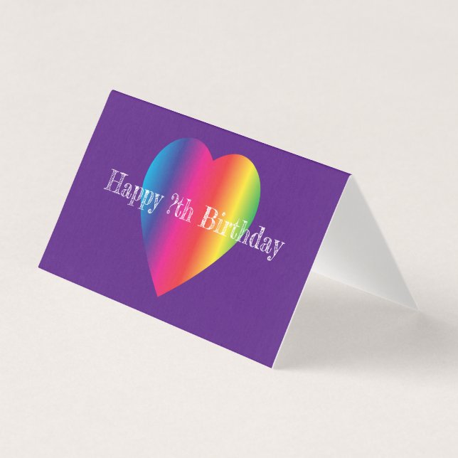 LBGTQ Birthday card (Front)