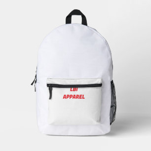 LBI APPAREL TRADEMARKED BACK PACK