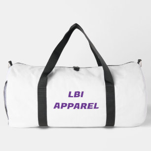 LBI APPAREL TRADEMARKED DUFFLE BEACH BAG