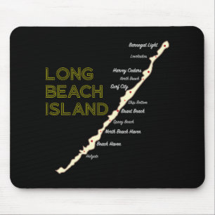 Lbi Nj Long Beach Island New Jersey Nj Beach House Mouse Mat