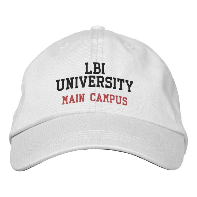 LBI UNIVERSITY MAIN CAMPUS EMBROIDERED HAT (Front)