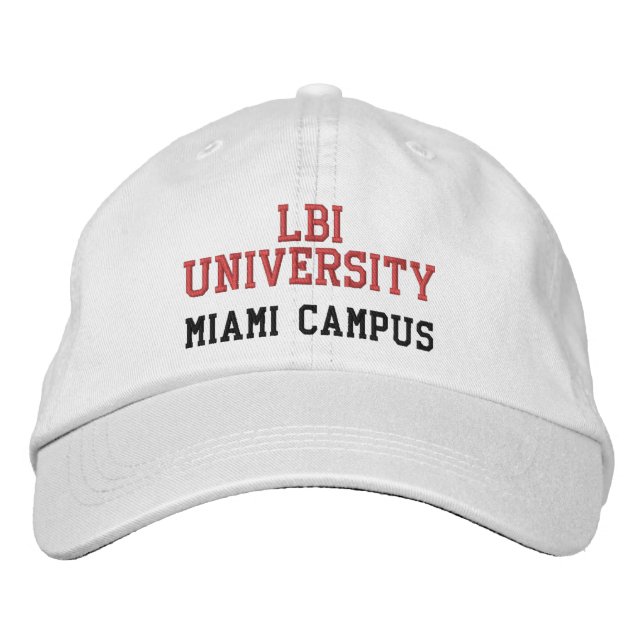 LBI UNIVERSITY (REG TRADEMARK) HAT LBI APPAREL (Front)