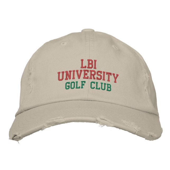 LBI UNIVERSITY TM EMBROIDERED HAT (Front)