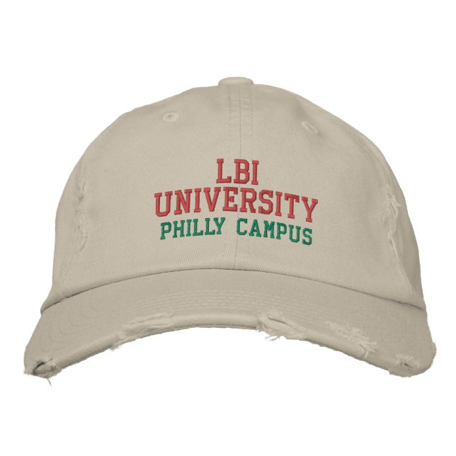 LBI UNIVERSITY TM EMBROIDERED HAT (Front)